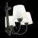 Suspended EVOLUCE lamp. Sle120303-05. Rimento. 5x40 watts, E14, 58x58x30 cm, dark -gray color