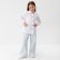 Рубашка для девочки KAFTAN Linen, р.28 (86-92см) белый