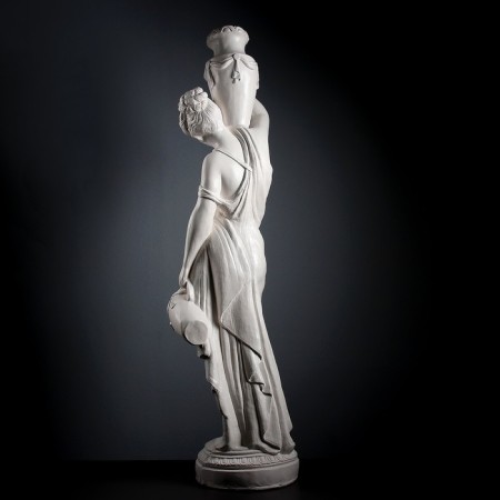 Figure "Girl with a jug" White, 140cm-2