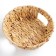 Decorative dish "Golden Kolos", 23 x 7 cm, water hyacinth
