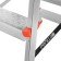 Perilla ladder 122405, galvanized, bilateral, 5 steps, 1030 mm