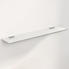 Glass domino shelf, 12x60 cm, matte
