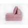 Armchair-bed "Octa", size 75x100 cm, dusty rose, velor color