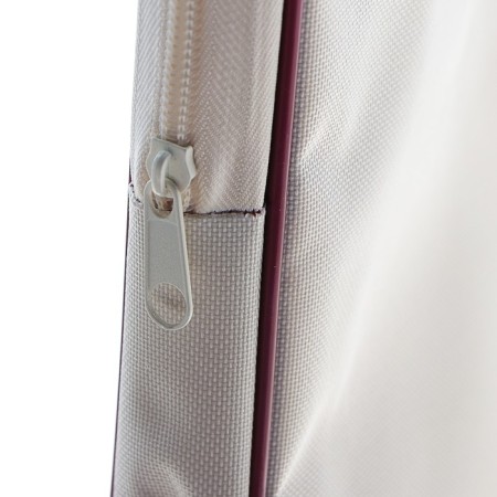 Folder with handles Textile A4, 350 x 265 x 45 mm, PMD 2-42 "Office", inner pocket, beige/burgundy-4