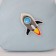 Bag over the shoulder "rocket", textile, with Velcro
