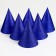 Carnival cap "Shine", set 6 pcs., Blue color