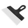 Rolling spatula, 250 mm, tooth 6 mm, stainless steel
