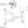 Bronstein for TV ONKRON M6L White 40 "-75" Max.45kg wall-mounted turn and slope