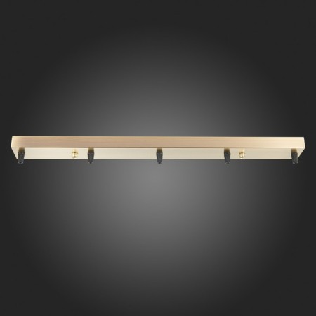 Ceiling mount on 5 lamps (rectangular) ST LUCE. SL001.313.05. SL001, 60x6 cm, bronze color-2
