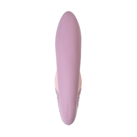 Satispyer Supernova vibrator, with a vacuum wave stimulator, 16.9 cm, silicone, pink color-7