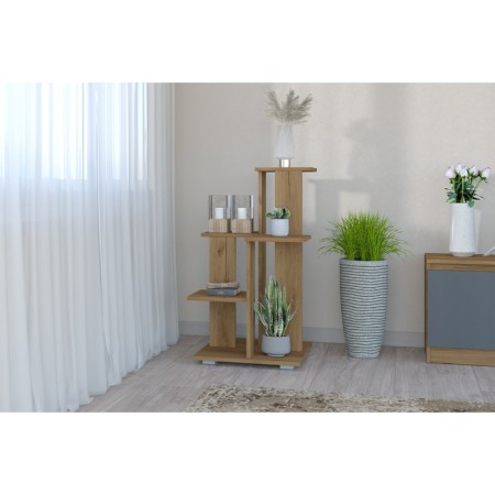 Flower stand No. 1, 500x500x852, oak craft gold