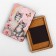 Magnetic needle "cats and butterflies", 8 × 5.5 cm, pink color