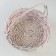 A set of wicker baskets, D44x15/40 cm, D35x13/35 cm, 30x11/30 cm, 3 pcs, pink, willow
