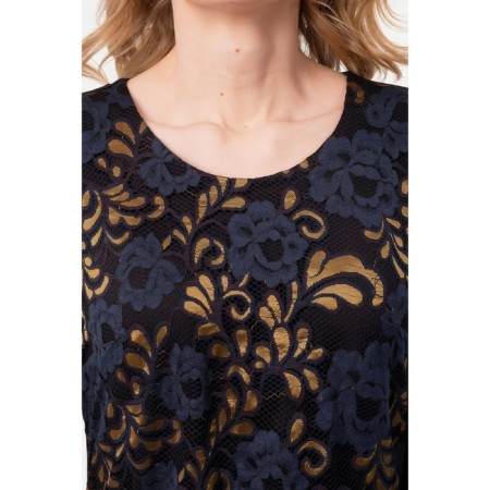 Women's dress, size 44, black color-4