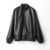 Bombber (jacket) Women's minku: Eco leather Black color, river 44