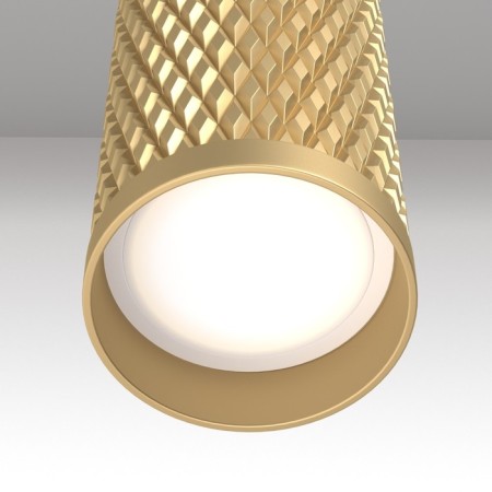 Suspended Technical P038PL-01G, 1XGU10, 10W, 6.5x6.5x30 cm, gold gold-1