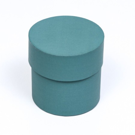 Hat box, emerald, 10 x 10 cm-1