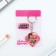 Gift set of "beloved girlfriend" icon + keychain, 6.8 x 10.5 cm.