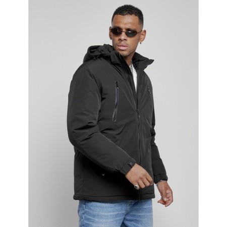 Sports male winter, size 48, black color-8