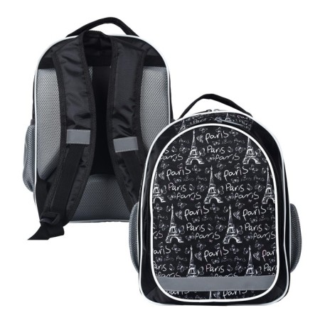 School backpack, 37 x 27 x 16 cm, ergonomic back, calligrata b "Paris"-5