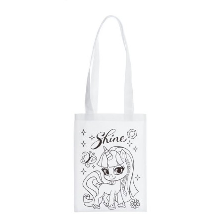 Hoopper bag, coloring “Unicorn. Sparkle "20 × 27 cm-1