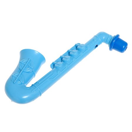 A set of musical instruments “Happy New Year”, sound, light, blue color-11