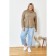 Female jumper, size 58, brown color