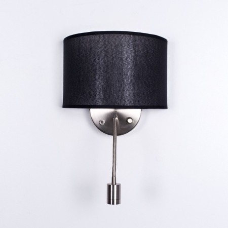 Sconces "Crystalino", 2x60W E14, chrome, black 26x13x24 cm-1