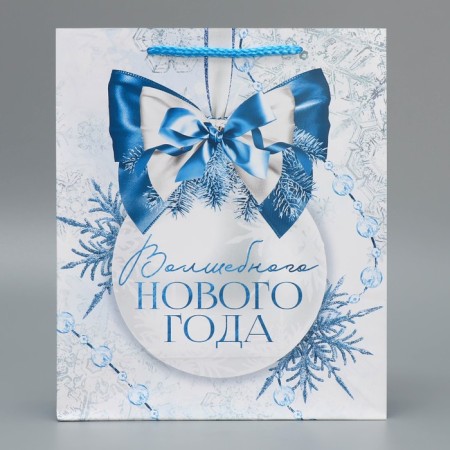 Laminated vertical "Snow History", ML 21 x 25 x 8 cm, New Year-4