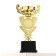 Cup 182b, award figure, gold, plastic stand, 24 × 12 × 8.5 cm.