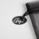 Boat Gift Organza Black “Gift”, with a nameplate, 10 x 12 cm +/- 1.5 cm