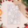 Stickers on the windows "New Year" Christmas trees, 25 x 14 cm