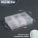 Organizer for decor, 6 cells, 9 × 6 × 2 cm, the color is transparent