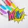 Ballpoint pen with sparkles, 12 colors, Minnie Mouse