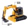 Excavator Radio -controlled "construction", mobile bucket, works from the battery