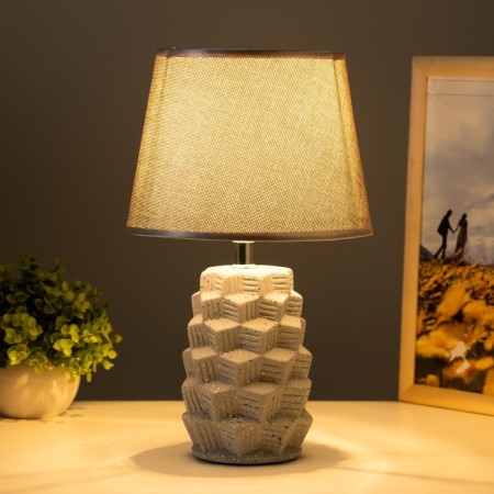 Iris table lamp E14 40W gray 20x20x33 cm Risalux-1