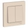 Switch SE AtlasDesign, 10 A, 2 keys, IP20, hidden, beige, Atn000252