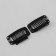 Clamping for hair extension, set - 4 pcs, 3.2 cm, black color