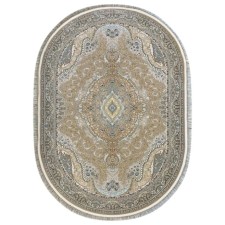 Oval carpet Mashad 1200 G146, size 150x225 cm