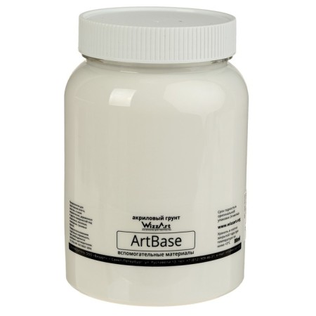 Artistic acrylic white soil 1000 g, Wizzart Base, frost -resistant