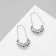 Earrings Metal "Pins" Grozdi, Color Silver