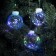 Garland "fringe" 2.5 × 0.7 m dews with nozzles "balls", ip20, silver thread, 150 LED, glow of multi, 12 V