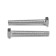 Bolt "Tundra Krep", with a hexagonal head, galvanized, Din933, M8x60 mm, 3 pcs