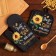 Sunflowers kitchen set, take 17*17 cm, mitten 26*16 cm, 100% p/e