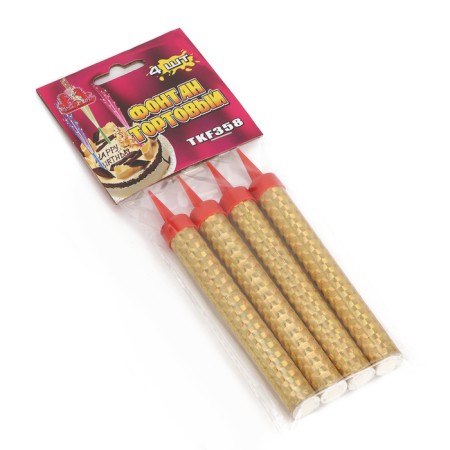Tertova fountain (gold) Length: 12cm, without smoke and smell, 40 nets-3