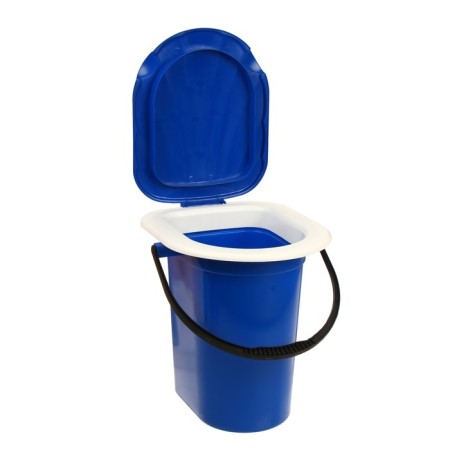 Bucket-hut, h = 38 cm, 18 l, removable chair, blue-2