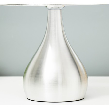Izabella table lamp E27 40W silver 25x25x38 cm Risalux-4