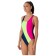 Squip is a comb “wave”, dark blue/green neon/fuchsia, p. 40