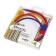 A set of ties for cooking from silicone, length 43 cm, 4 pcs