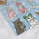 Paper "cats" stickers, with coloring on the back, 11 × 15.5 cm
